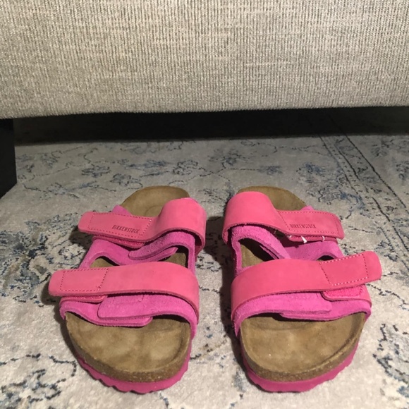 BIRKENSTOCK Limited Edition Uji Sandals Fuchsia Tulip - Picture 8 of 10